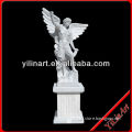 White Classic Fighting Life Size Angel Statue For Garden YL-R396